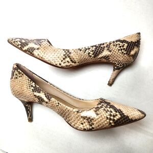 🌸Coach Elegant Snakeskin Patterned Women's Heels 9‎